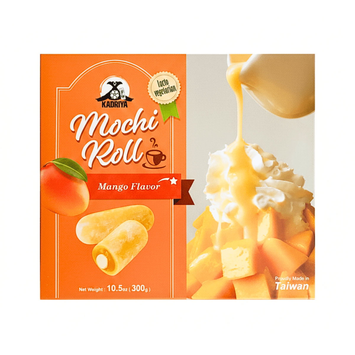 [KAORIYA] Mochi Roll Mango - 10.5oz - A&E Foodstore