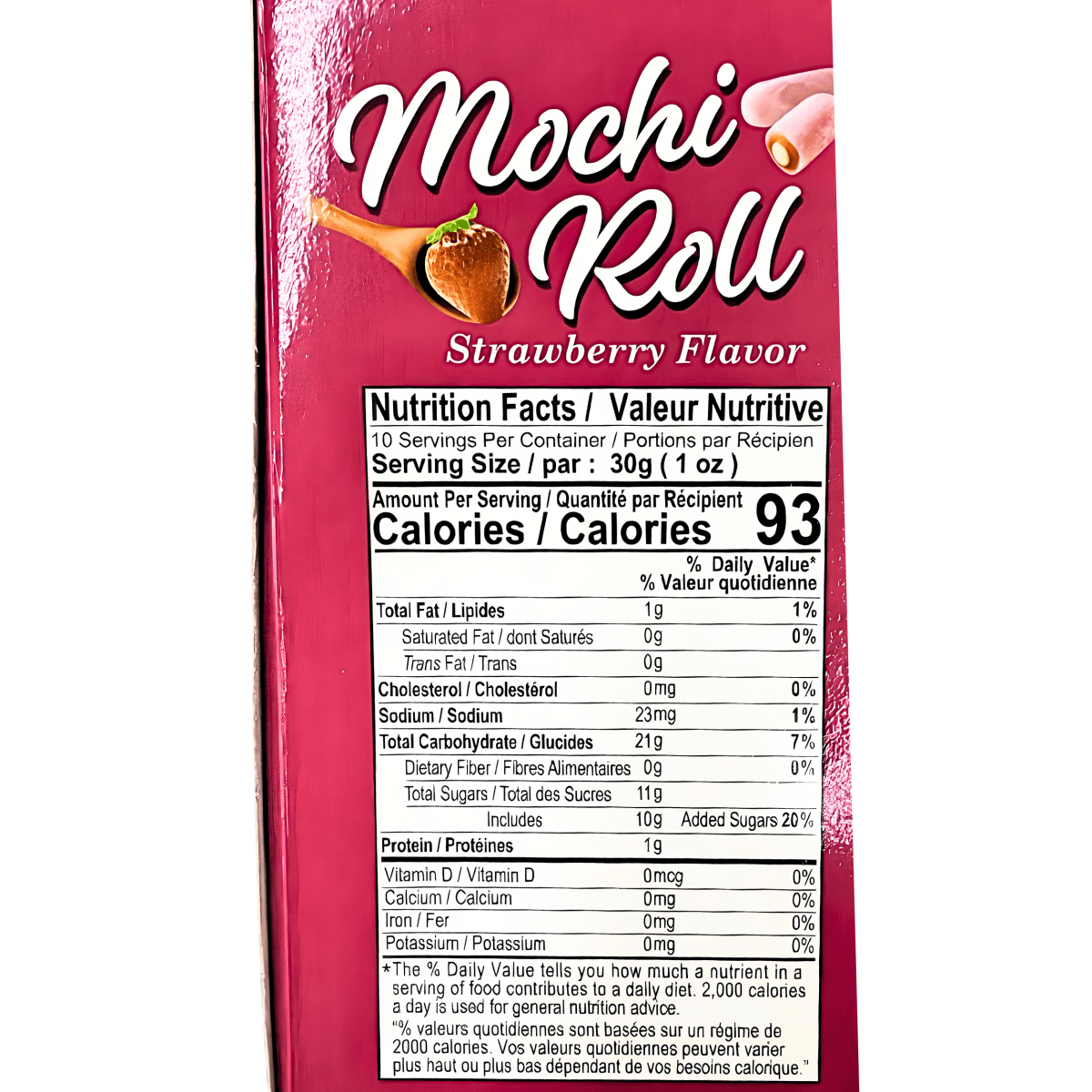 [KAORIYA] Mochi Roll Strawberry - 10.5oz - A&E Foodstore