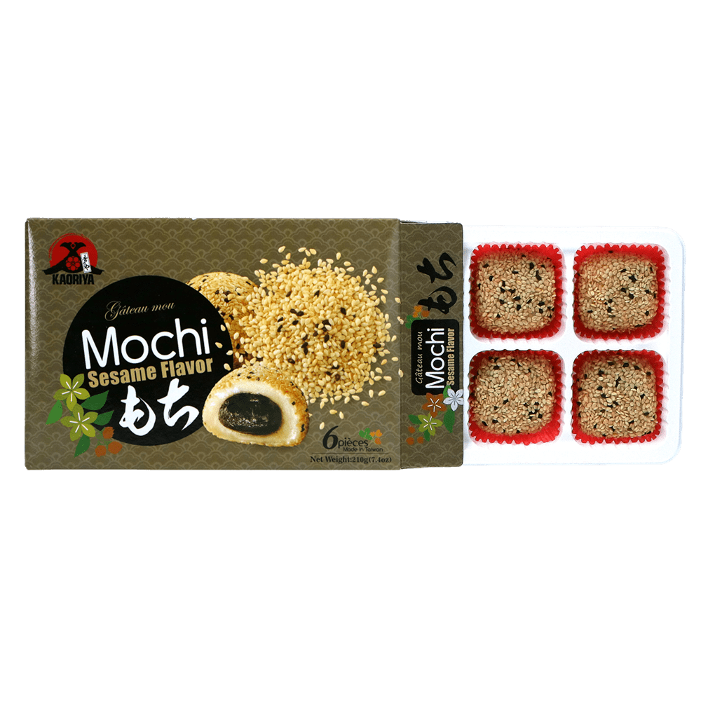 Kaoriya Mochi Sesame Flavor 210g – A&E Foodstore Kaoriya Mochi Sesame Flavor 210g – A&E Foodstore