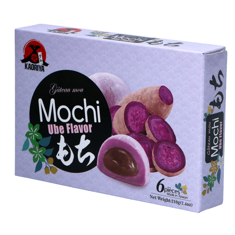 Kaoriya Ube Flavor Mochi Cake 210g - A&E Foodstore