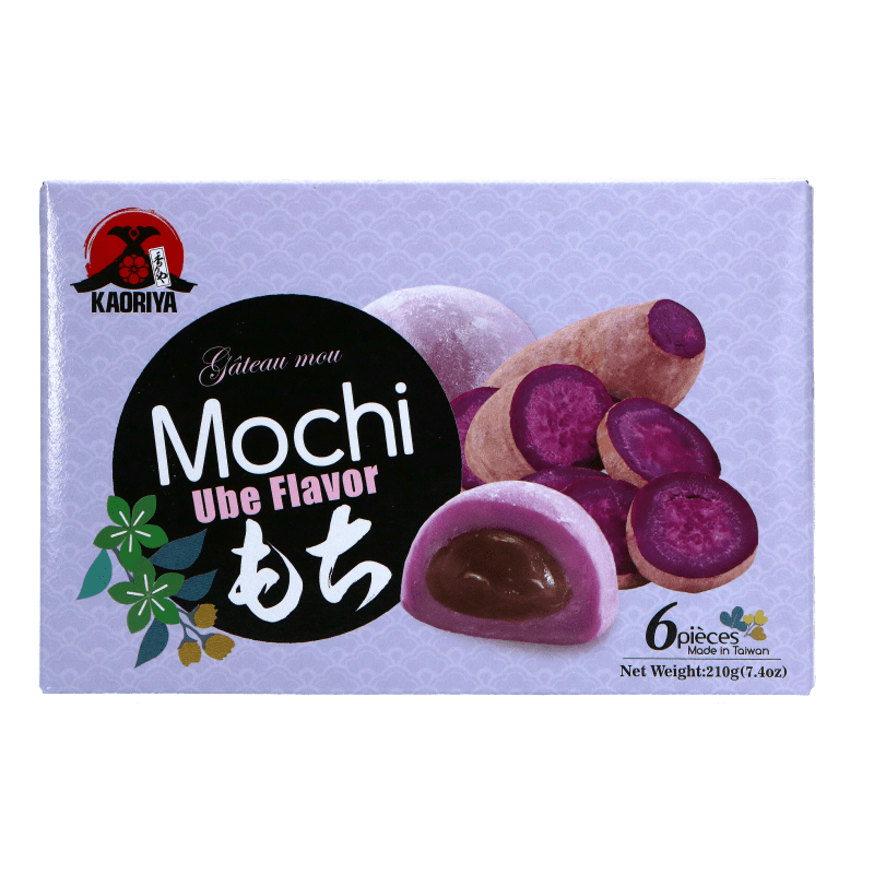 Kaoriya Ube Flavor Mochi Cake 210g - A&E Foodstore