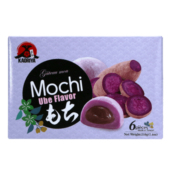 Kaoriya Ube Flavor Mochi Cake 210g - A&E Foodstore