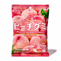 Kasugai Frutia Peach Gummy Candy 107g - A&E Foodstore