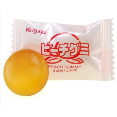 Kasugai Frutia Peach Gummy Candy 107g - A&E Foodstore