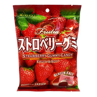 Kasugai Frutia Strawberry Gummy Candy 102g - A&E Foodstore