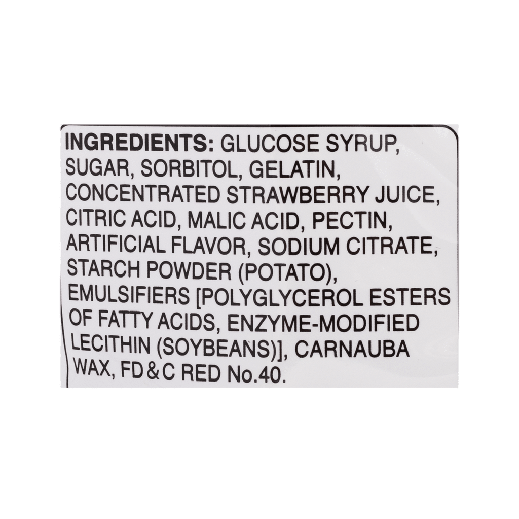 Kasugai Frutia Strawberry Gummy Candy 102g - A&E Foodstore