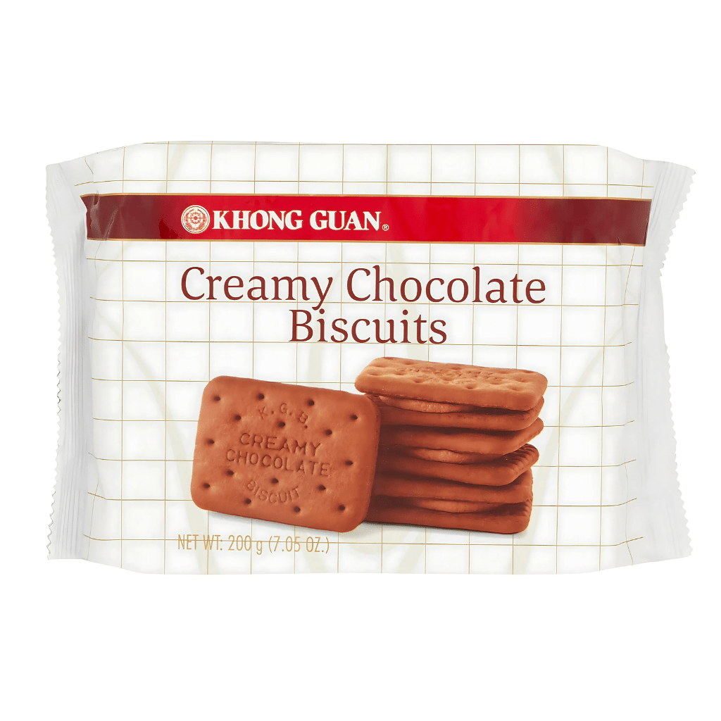 Khong Guan Creamy Chocolate Biscuits 7.05oz - A&E Foodstore
