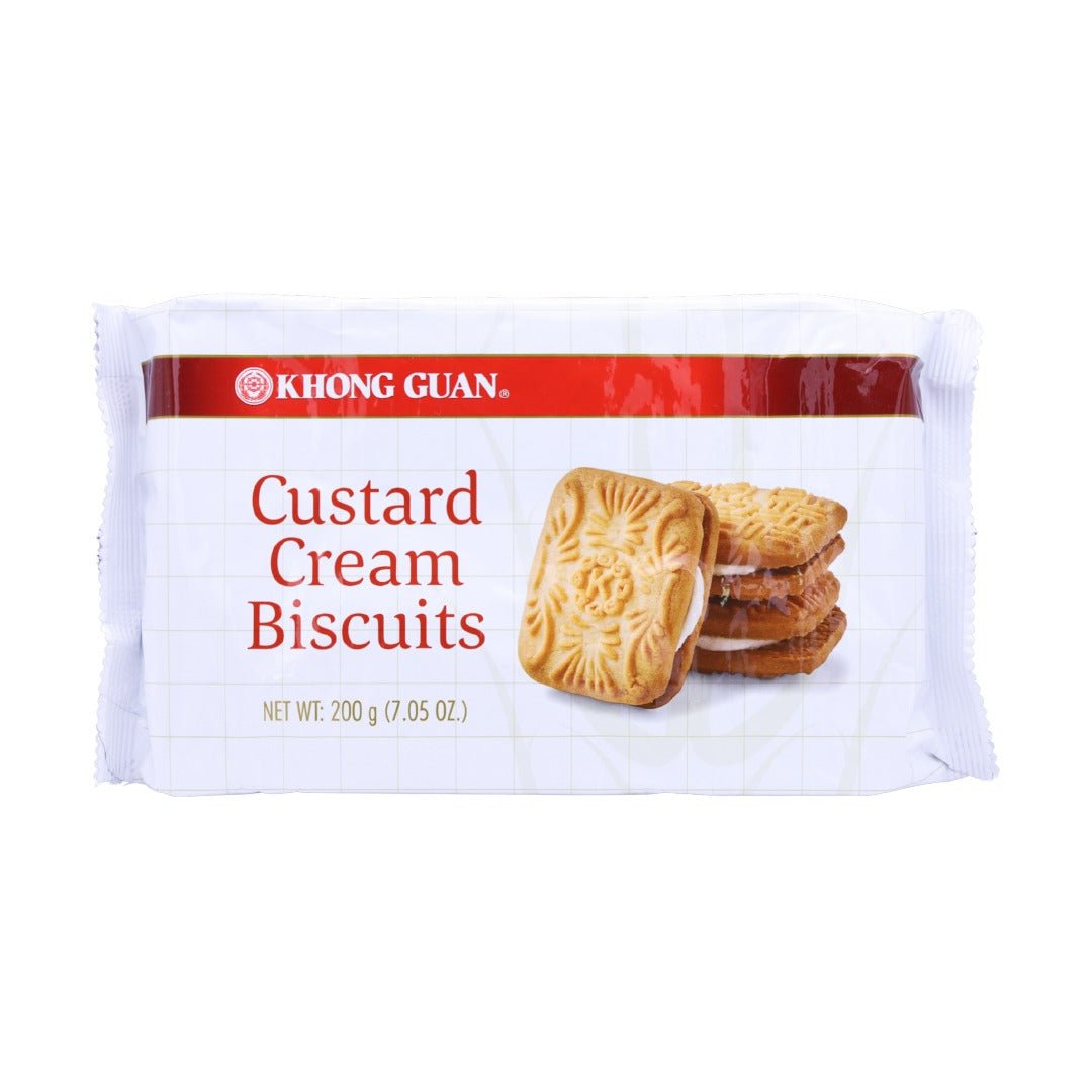 Khong Guan Custard Cream Biscuits 7.05oz - A&E Foodstore