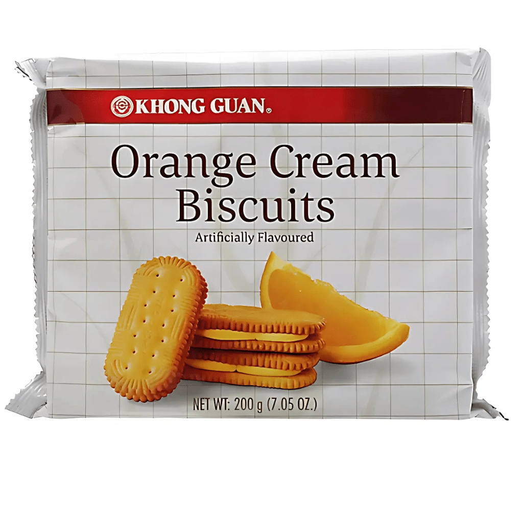 Khong Guan Orange Cream Biscuits 7.05oz - A&E Foodstore
