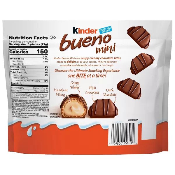 Kinder Bueno Mini Candy Share Pack 5.7oz - A&E Foodstore