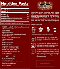 King Coffee Gourmet Blend Vietnamese Ground Coffee 17.6 oz - A&E Foodstore