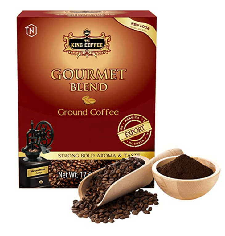 King Coffee Gourmet Blend Vietnamese Ground Coffee 17.6 oz - A&E Foodstore
