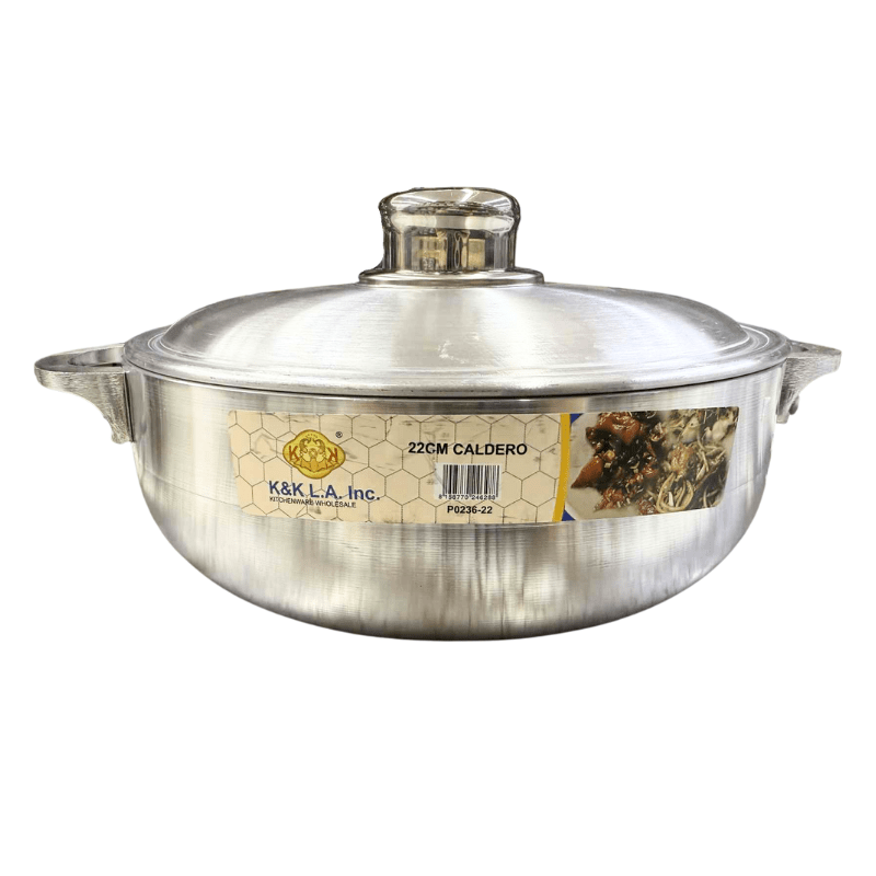 K&K Aluminum Caldero Pot 22cm - A&E Foodstore