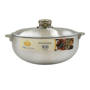K&K Aluminum Caldero Pot 24cm - A&E Foodstore