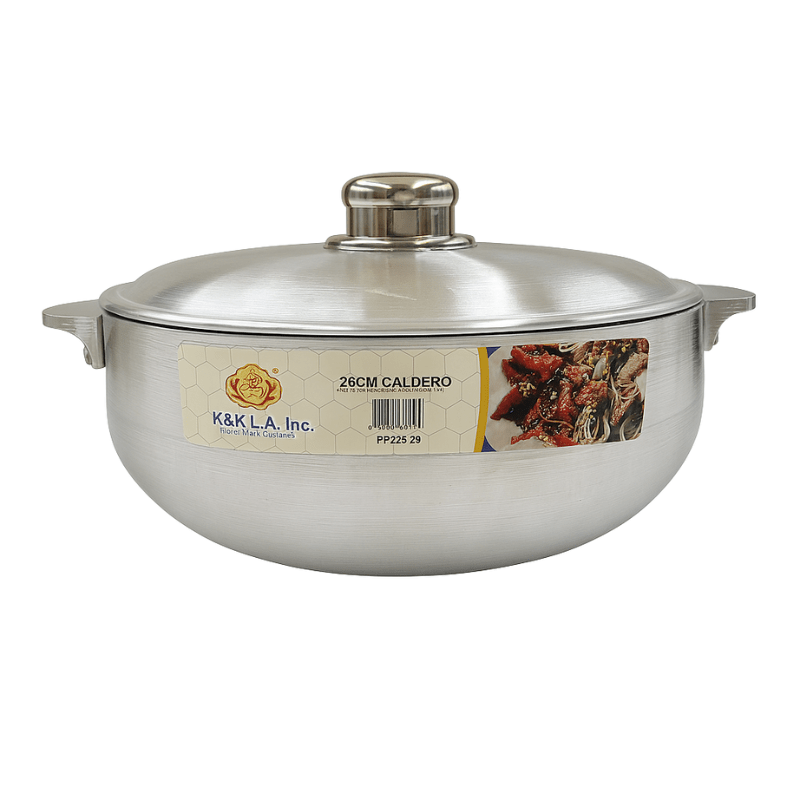 K&K Aluminum Caldero Pot 26cm - A&E Foodstore