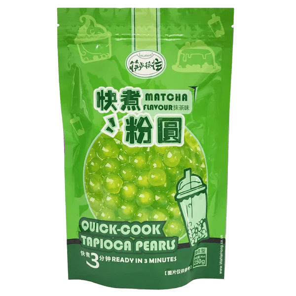 KLKW Quick Cook Tapioca Pearl (Matcha Flavour) 250g - A&E Foodstore