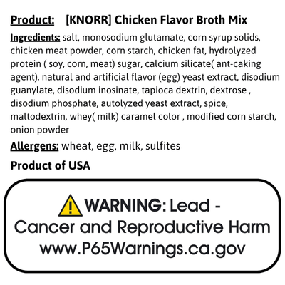 [KNORR] Chicken Flavor Broth Mix - 227g - A&E Foodstore