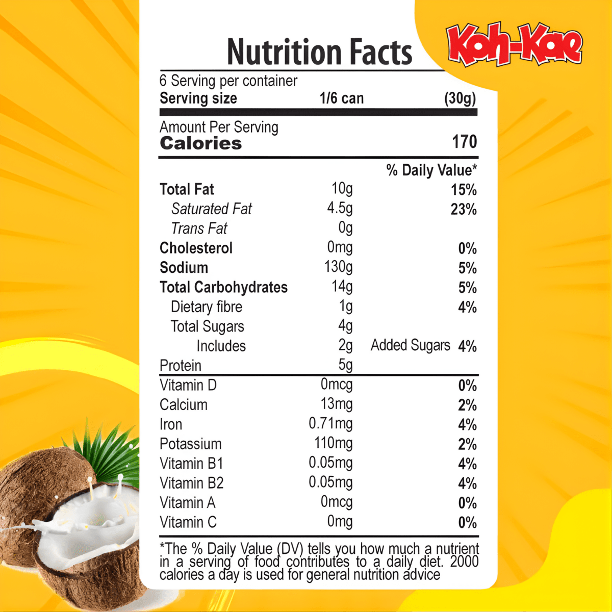 Koh Kae Coconut Cream Peanuts 8.11oz - A&E Foodstore