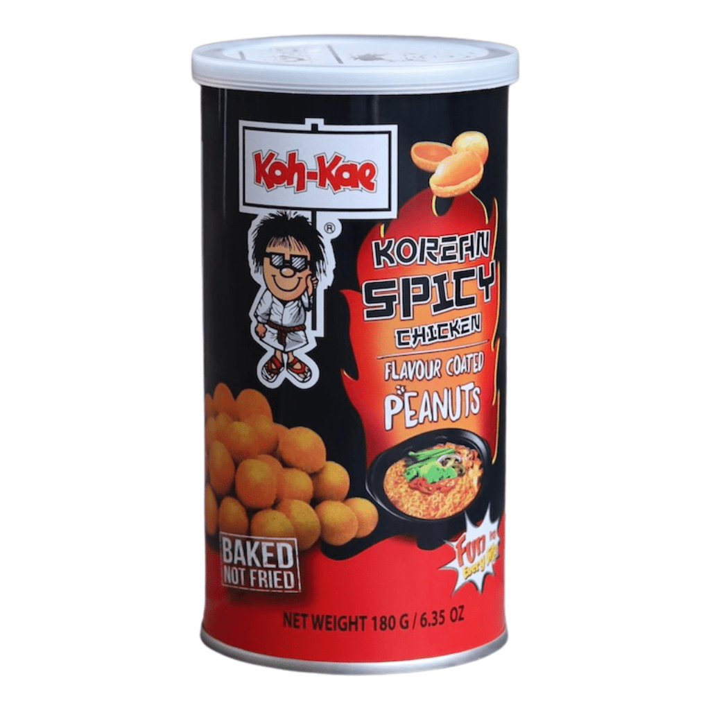 Koh Kae Peanut Snack Korean Spicy Flavour Coated 6.35 oz - A&E Foodstore