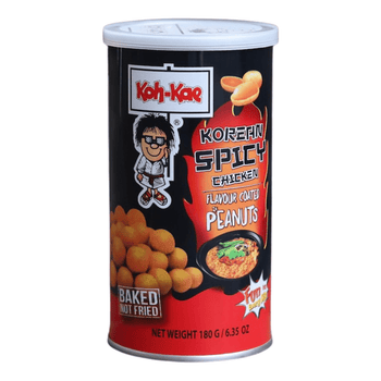 Koh Kae Peanut Snack Korean Spicy Flavour Coated 6.35 oz - A&E Foodstore