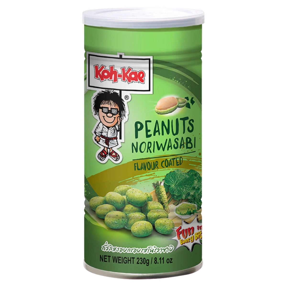 Koh Kae Peanut Snack Noriwasabi Flavour Coated 8.11 oz - A&E Foodstore