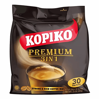 Kopiko Premium 3 In 1 Strong & Rich Coffee 21oz
