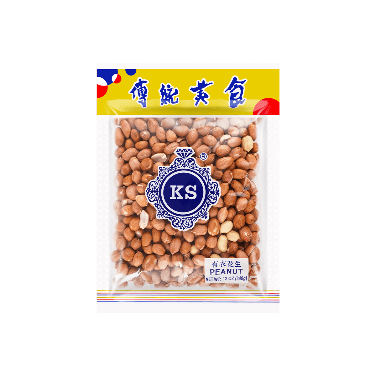 KS JINGCHENG Peanut With Skin 340g - A&E Foodstore