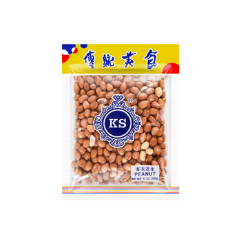 KS JINGCHENG Peanut With Skin 340g - A&E Foodstore