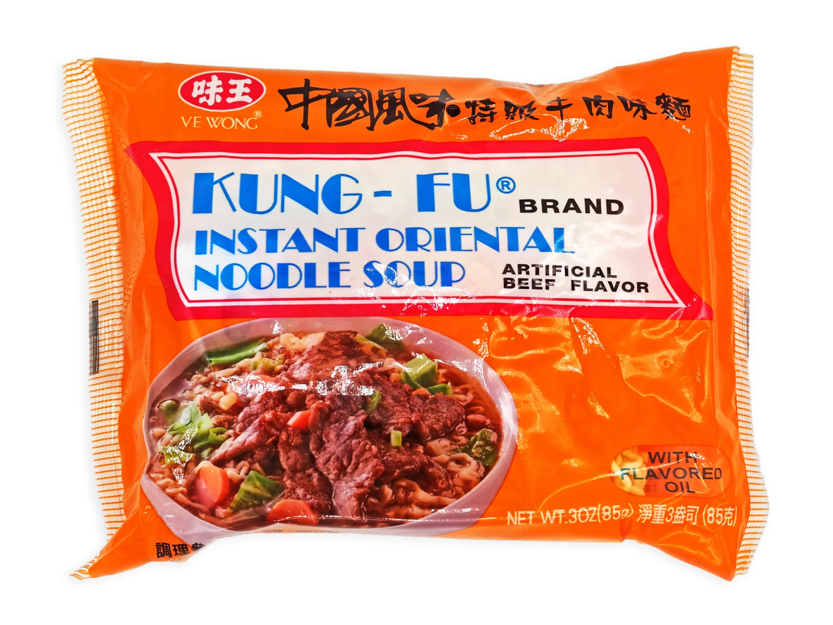 Kung Fu Instant Oriental Noodle Soup - Beef Flavor - A&E Foodstore