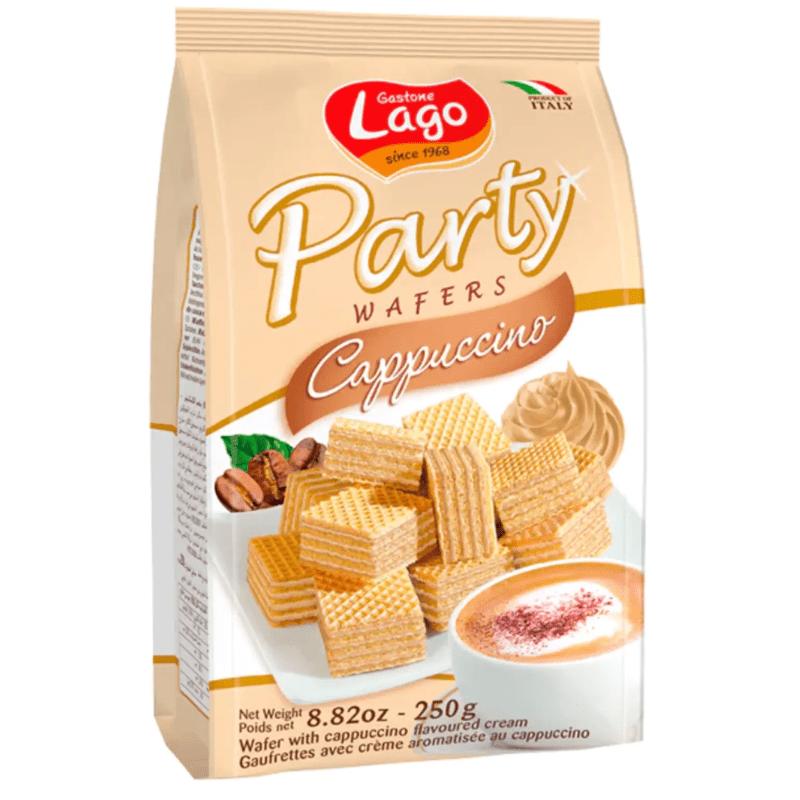 [LAGO] Cappuccino Party Wafers - 250g - A&E Foodstore