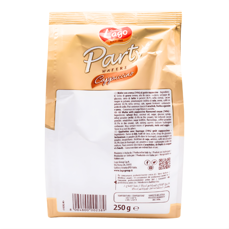 [LAGO] Cappuccino Party Wafers - 250g - A&E Foodstore