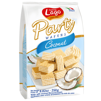 [LAGO] Coconut Party Wafers - 250g - A&E Foodstore