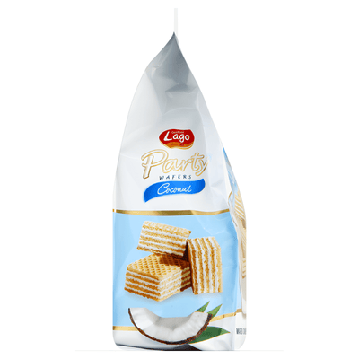 [LAGO] Coconut Party Wafers - 250g - A&E Foodstore