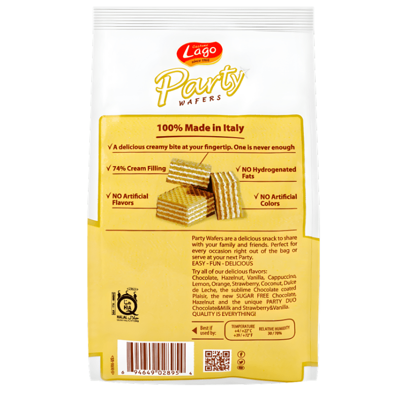 [LAGO] Dulce de Leche Wafers - 250g - A&E Foodstore