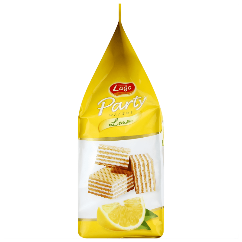 [LAGO] Lemon Party Wafers - 250g - A&E Foodstore