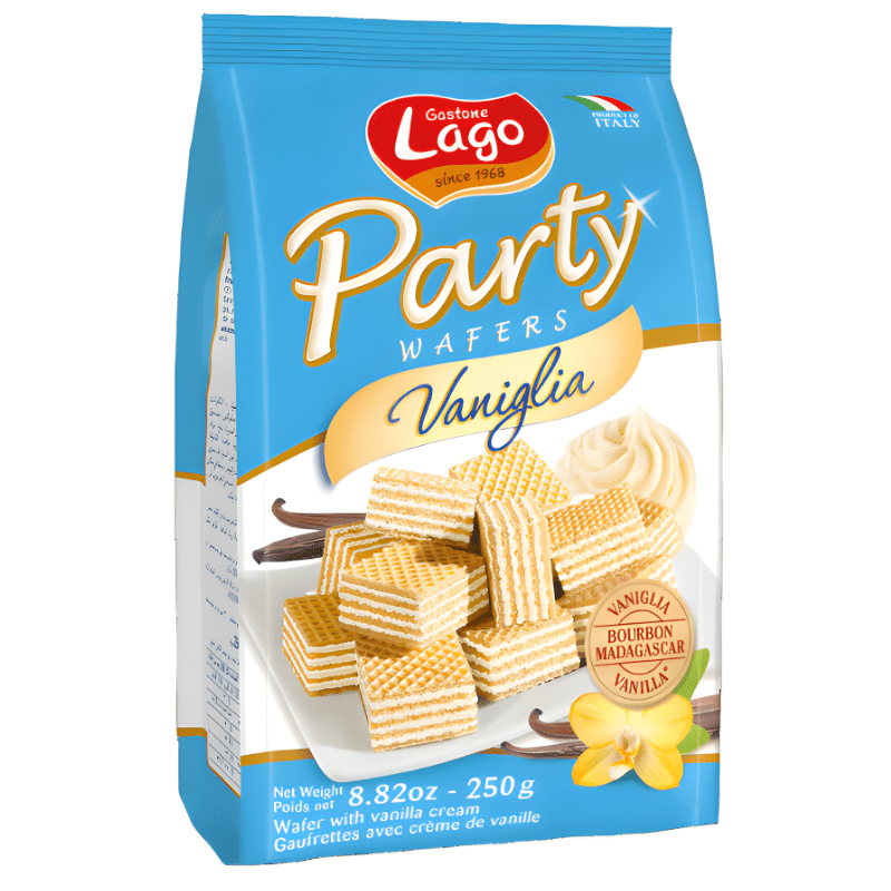 [LAGO] Vanilla Party Wafers - 250g - A&E Foodstore
