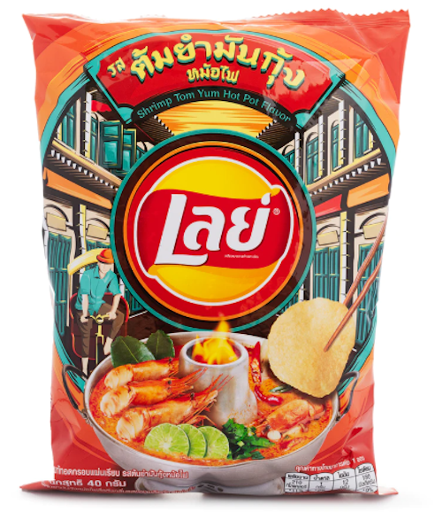Lay's Shrimp Tom Yum Potato Chips 48 g - A&E Foodstore