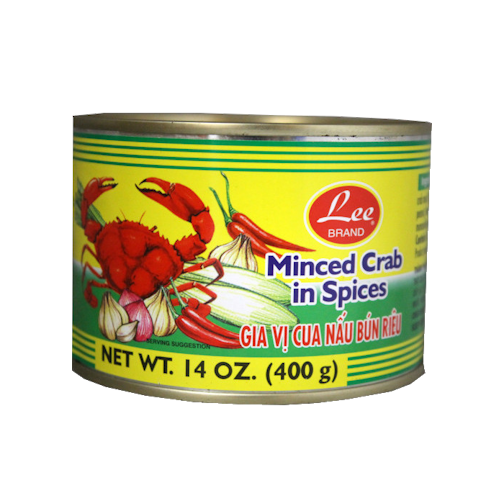 Lee Brand Minced Crab In Spices 400g - A&E Foodstore