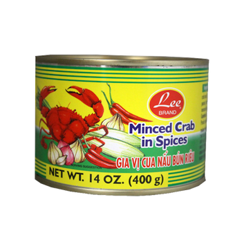 Lee Brand Minced Crab In Spices 400g - A&E Foodstore
