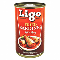 Ligo Fried Sardines Hot & Spicy 155g - A&E Foodstore