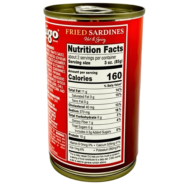 Ligo Fried Sardines Hot & Spicy 155g - A&E Foodstore
