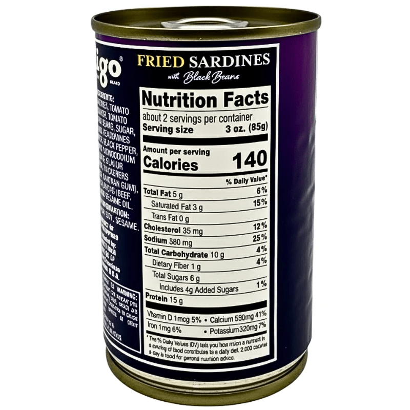 Ligo Fried Sardines with Black Beans 155g - A&E Foodstore