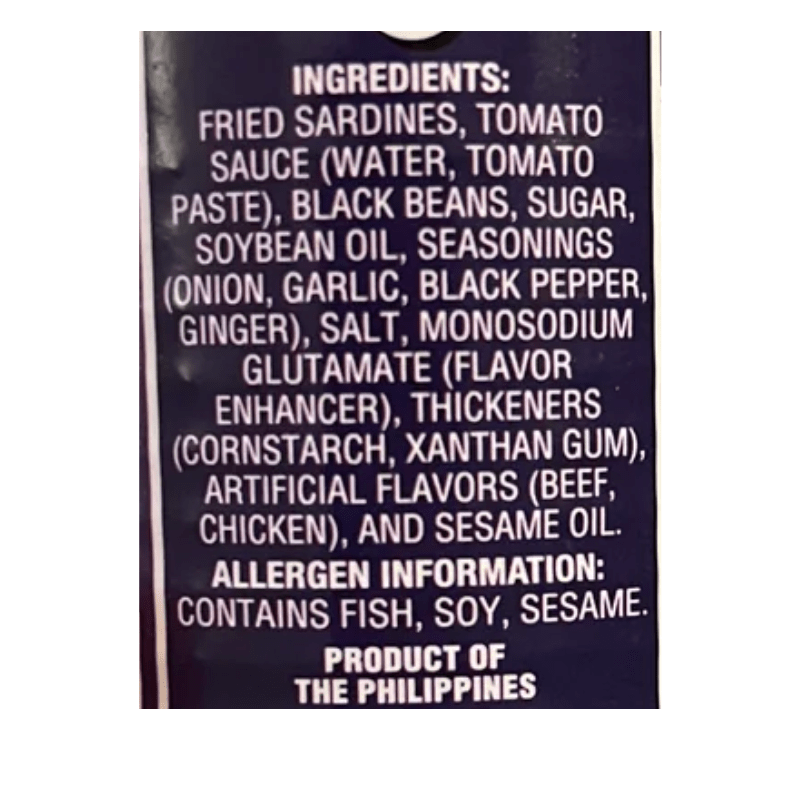 Ligo Fried Sardines with Black Beans 155g - A&E Foodstore