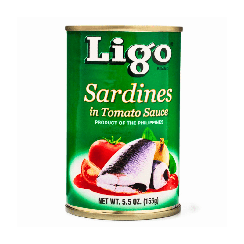 Ligo Sardines In Tomato Sauce 155g - A&E Foodstore