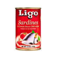 Ligo Sardines In Tomato Sauce With Chili 155g - A&E Foodstore