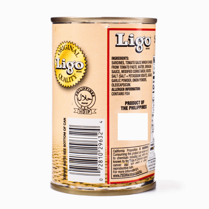 Ligo Sardines With Sriracha 155g - A&E Foodstore
