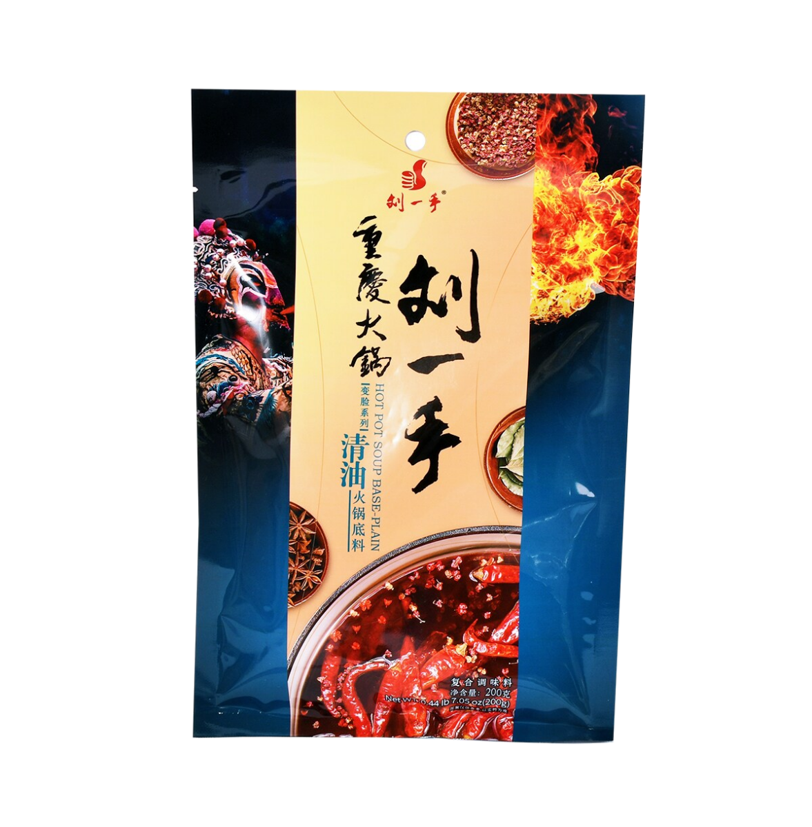 Liu Yi Shou Hot Pot Base - Plain 200g - A&E Foodstore