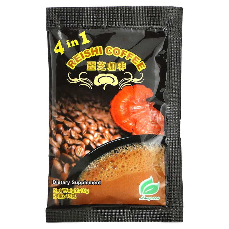 Longreen 4 In 1 Reishi Coffee 6.35oz - A&E Foodstore