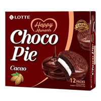 Lotte Choco Pie Cacao 12 Packs 11.85oz - A&E Foodstore