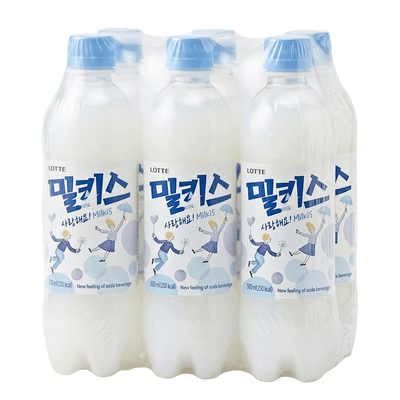 [Lotte] Milkis Milk & Yogurt Soda - 500ml - A&E Foodstore